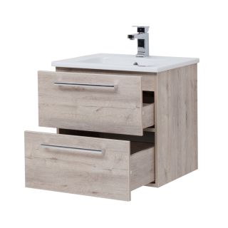 Тумба подвесная Dreja.Rus GIO 60 под умывальник Эйфория-60, дуб кантри